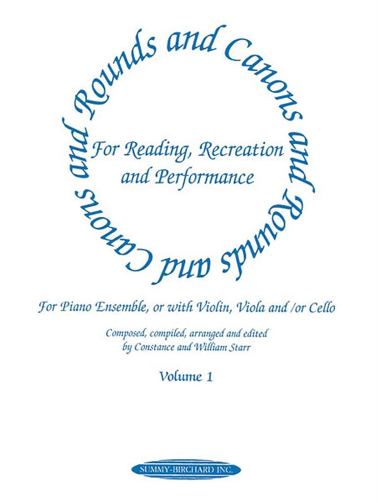 Rounds & Canons for Reading, Recreation Vol. 1